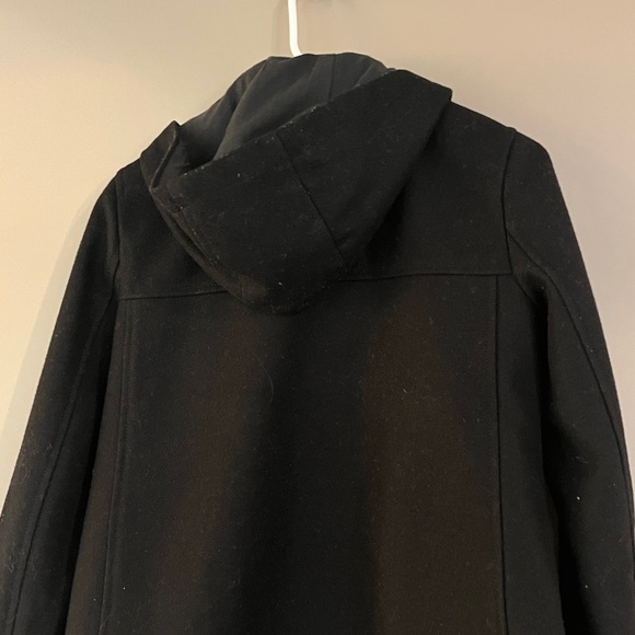 Zara Black peacoat with removable hood with gold buttons - Picture 5 of 8